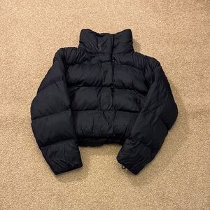 ALO Yoga Gold Rush Black Puffer Jacket